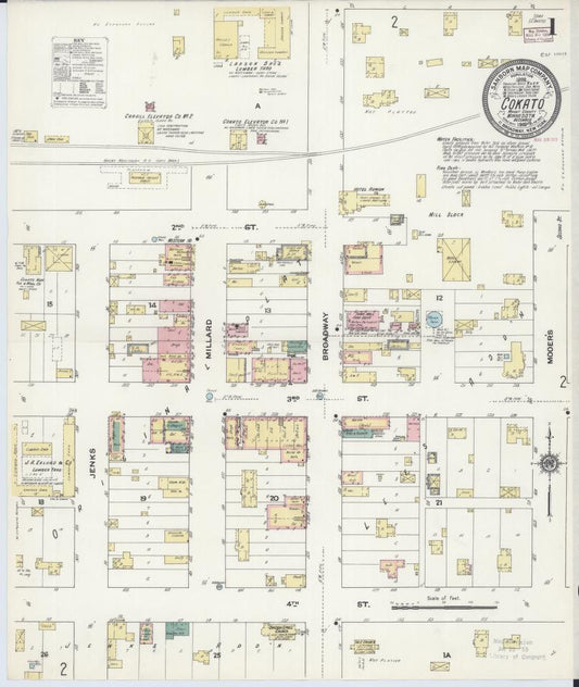 Sanborn Fire Insurance Map from Cokato, Wright County, Minnesota. (1909) – Map View