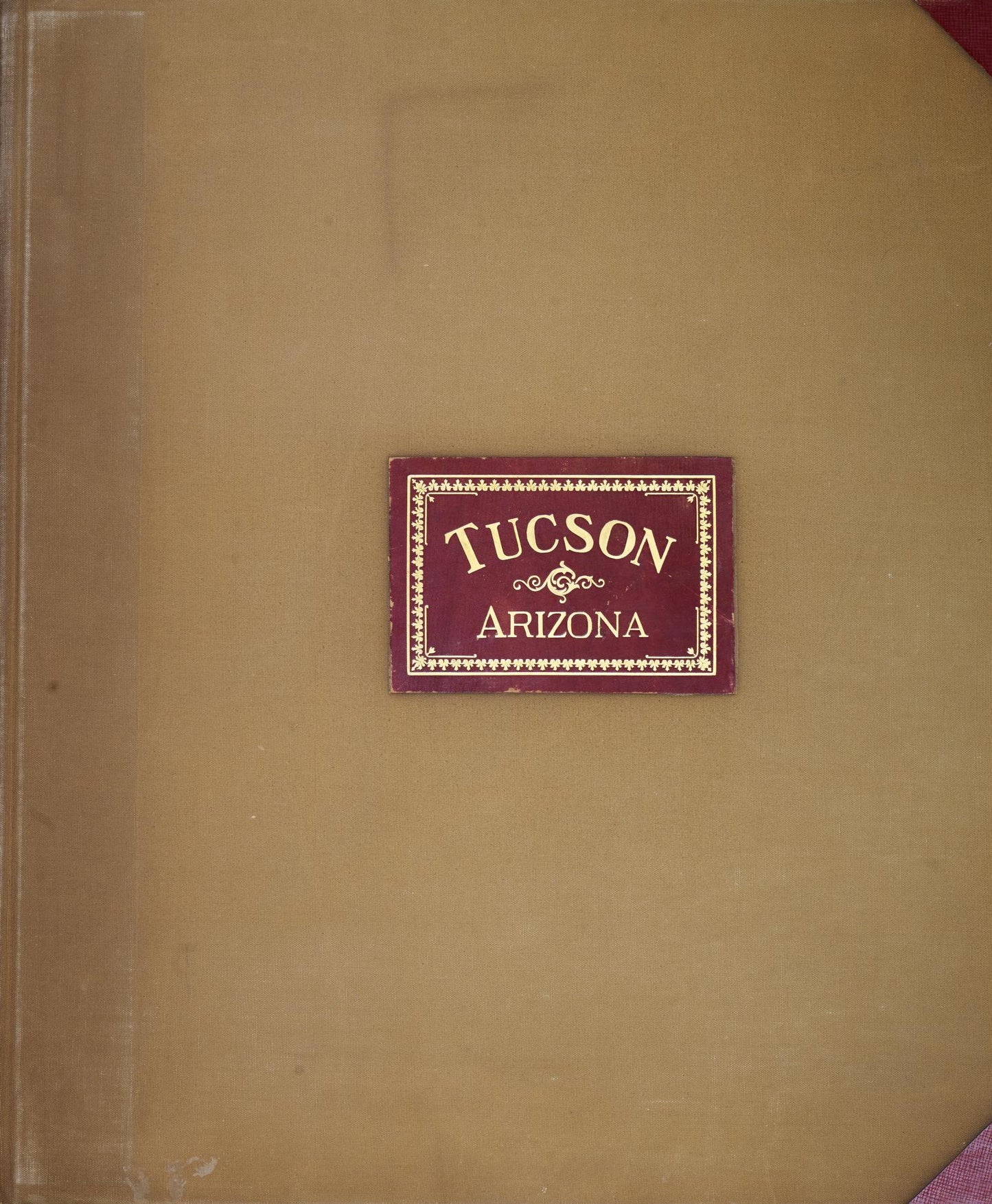 Sanborn Fire Insurance Map from Tucson, Pima County, Arizona (1949), Sheet #0001 - Historic Sanborn Fire Insurance Map Print, vintage old map wall art, antique decor, genealogy gift, Arizona Arizona map