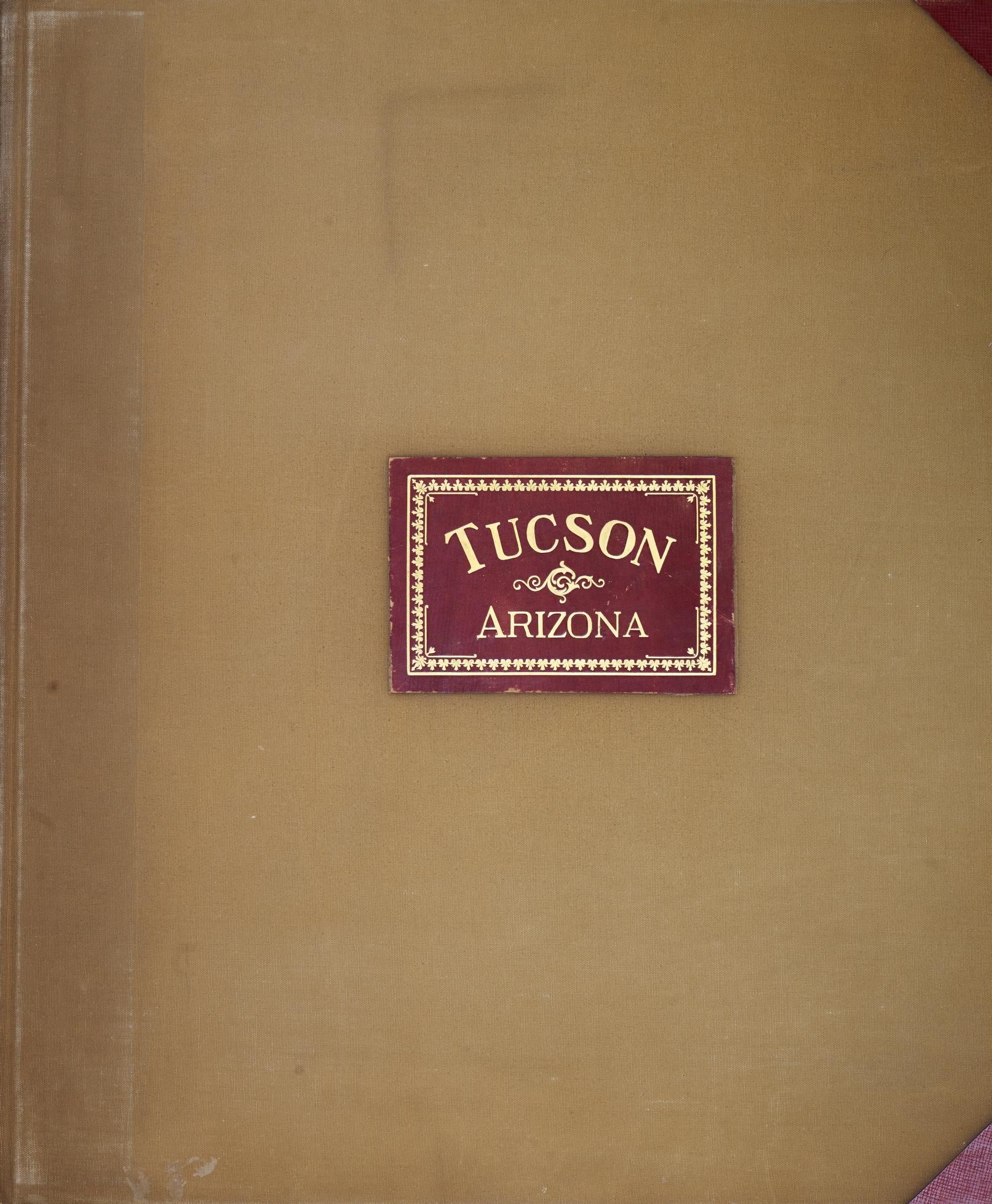 Sanborn Fire Insurance Map from Tucson, Pima County, Arizona (1949), Sheet #0001 - Historic Sanborn Fire Insurance Map Print, vintage old map wall art, antique decor, genealogy gift, Arizona Arizona map