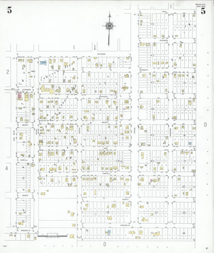 Sanborn Fire Insurance Map from Freer, Duval County, Texas (1948), Sheet #0005 - Complete Map Set gallery image, historic Sanborn map, vintage wall art, Texas Texas