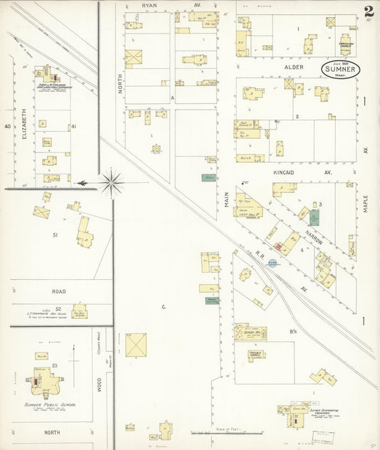 Sanborn Fire Insurance Map from Sumner, Pierce County, Washington (1899), Sheet #0002