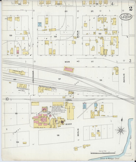 Sanborn Fire Insurance Map from La Salle, La Salle County, Illinois (1898), Sheet #0002 - Historic Sanborn Fire Insurance Map Print, vintage old map wall art, antique decor, genealogy gift, Illinois Illinois map