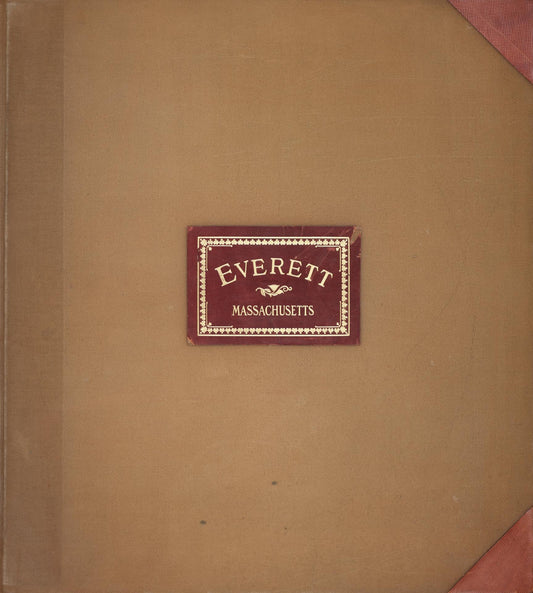 Sanborn Fire Insurance Map from Everett, Middlesex County, Massachusetts (1950), Sheet #0001 - Historic Sanborn Fire Insurance Map Print, vintage old map wall art, antique decor, genealogy gift, Massachusetts Massachusetts map