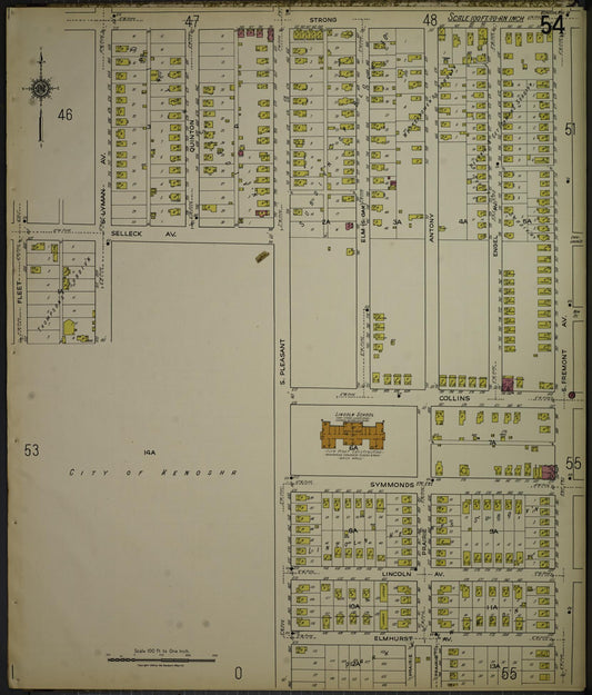 Sanborn Fire Insurance Map from Kenosha, Kenosha County, Wisconsin. (1918), Sheet 58