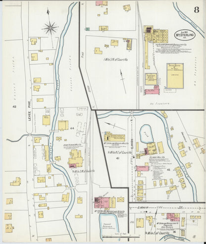 Sanborn Fire Insurance Map from Mount Sterling, Montgomery County, Kentucky (1901), Sheet #0008 - Complete Map Set gallery image, historic Sanborn map, vintage wall art, Kentucky Kentucky