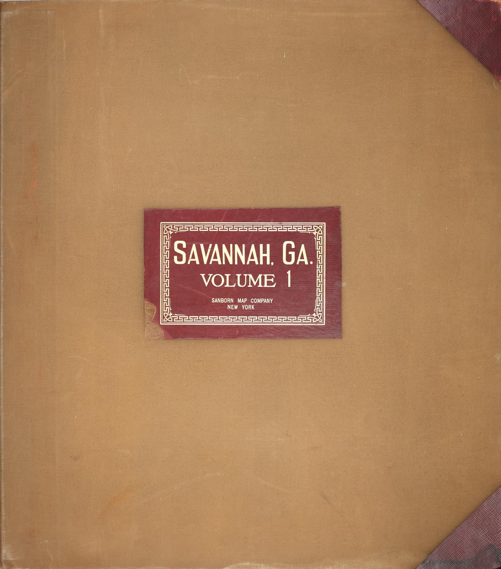 Sanborn Fire Insurance Map from Savannah, Chatham County, Georgia (1950), Sheet #0001 - Complete Map Set gallery image, historic Sanborn map, vintage wall art, Georgia Georgia
