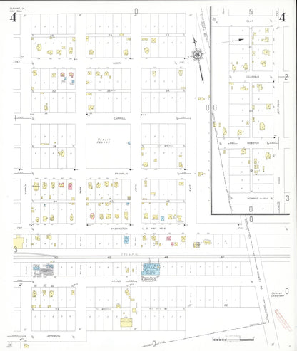 Sanborn Fire Insurance Map from Durant, Cedar County, Iowa (1948), Sheet #0004 - Historic Sanborn Fire Insurance Map Print