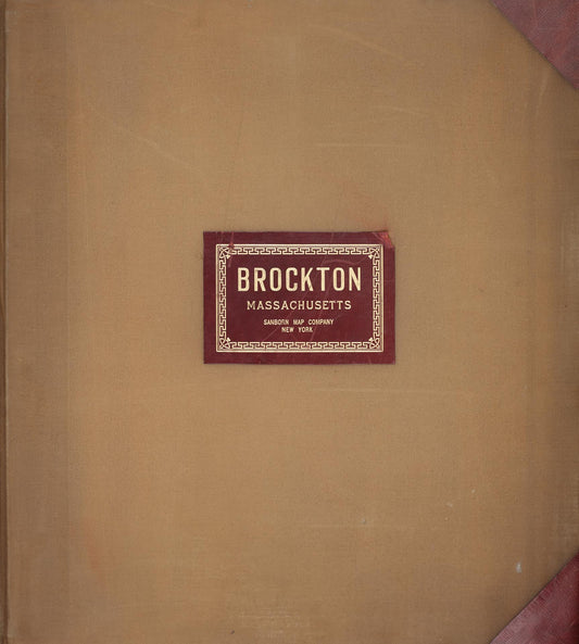 Sanborn Fire Insurance Map from Brockton, Plymouth County, Massachusetts (1950), Sheet #0001 - Historic Sanborn Fire Insurance Map Print, vintage old map wall art, antique decor, genealogy gift, Massachusetts Massachusetts map