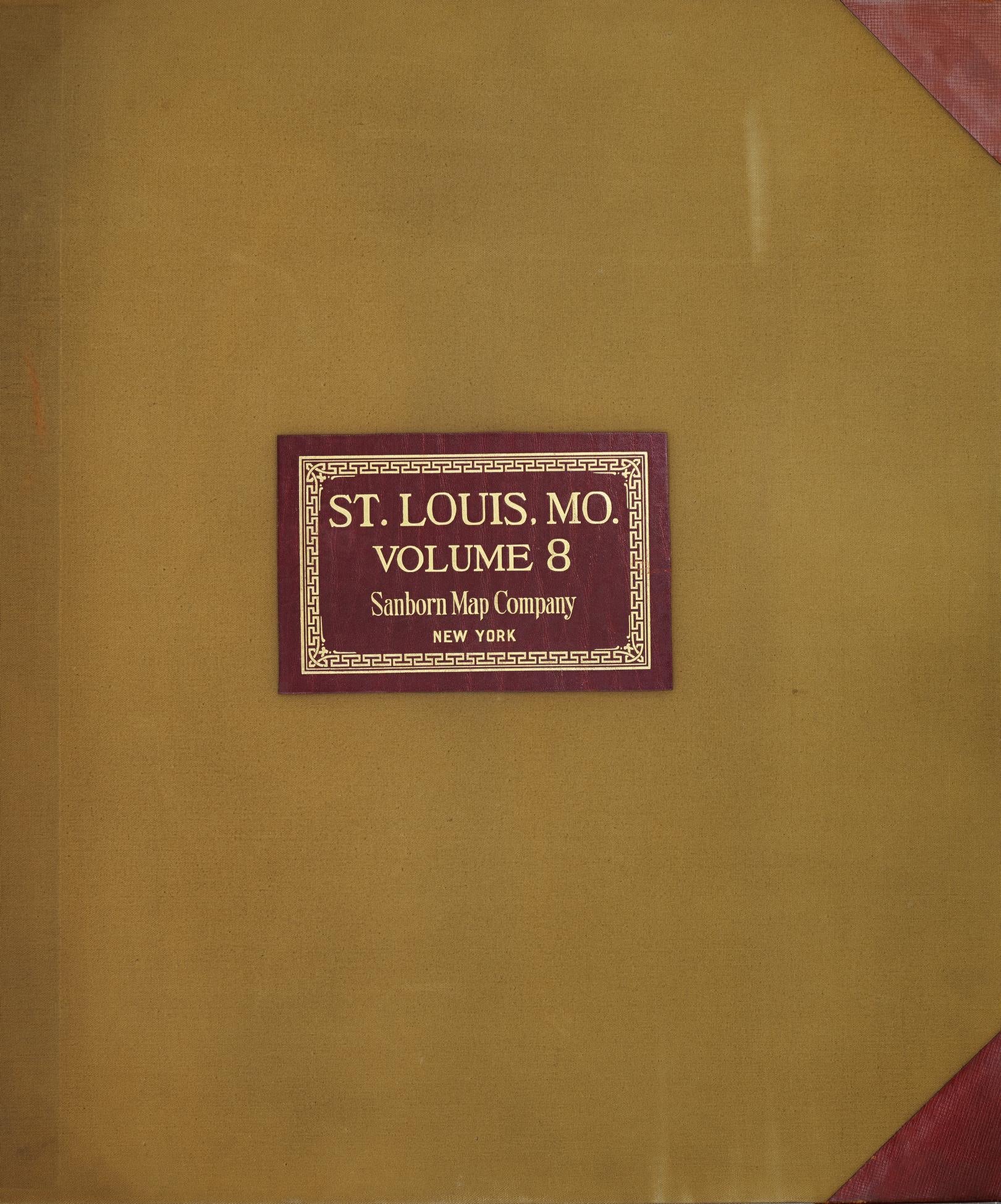 Sanborn Fire Insurance Map from Saint Louis, Independent City, Missouri (1951), Sheet #0001 - Complete Map Set gallery image, historic Sanborn map, vintage wall art, Missouri Missouri