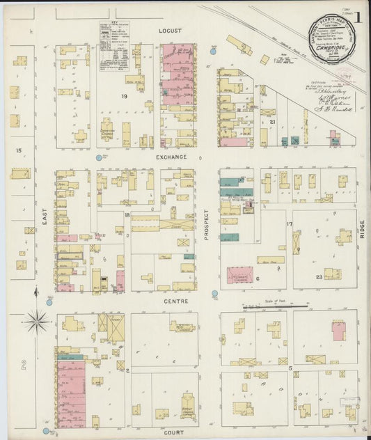 Sanborn Fire Insurance Map from Cambridge, Henry County, Illinois. (1894) – Map View