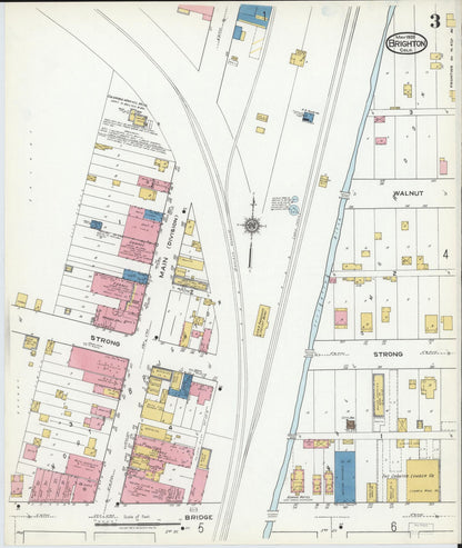 Sanborn Fire Insurance Map from Brighton, Adams County, Colorado (1920), Sheet #0003 - Complete Map Set gallery image, historic Sanborn map, vintage wall art, Colorado Colorado