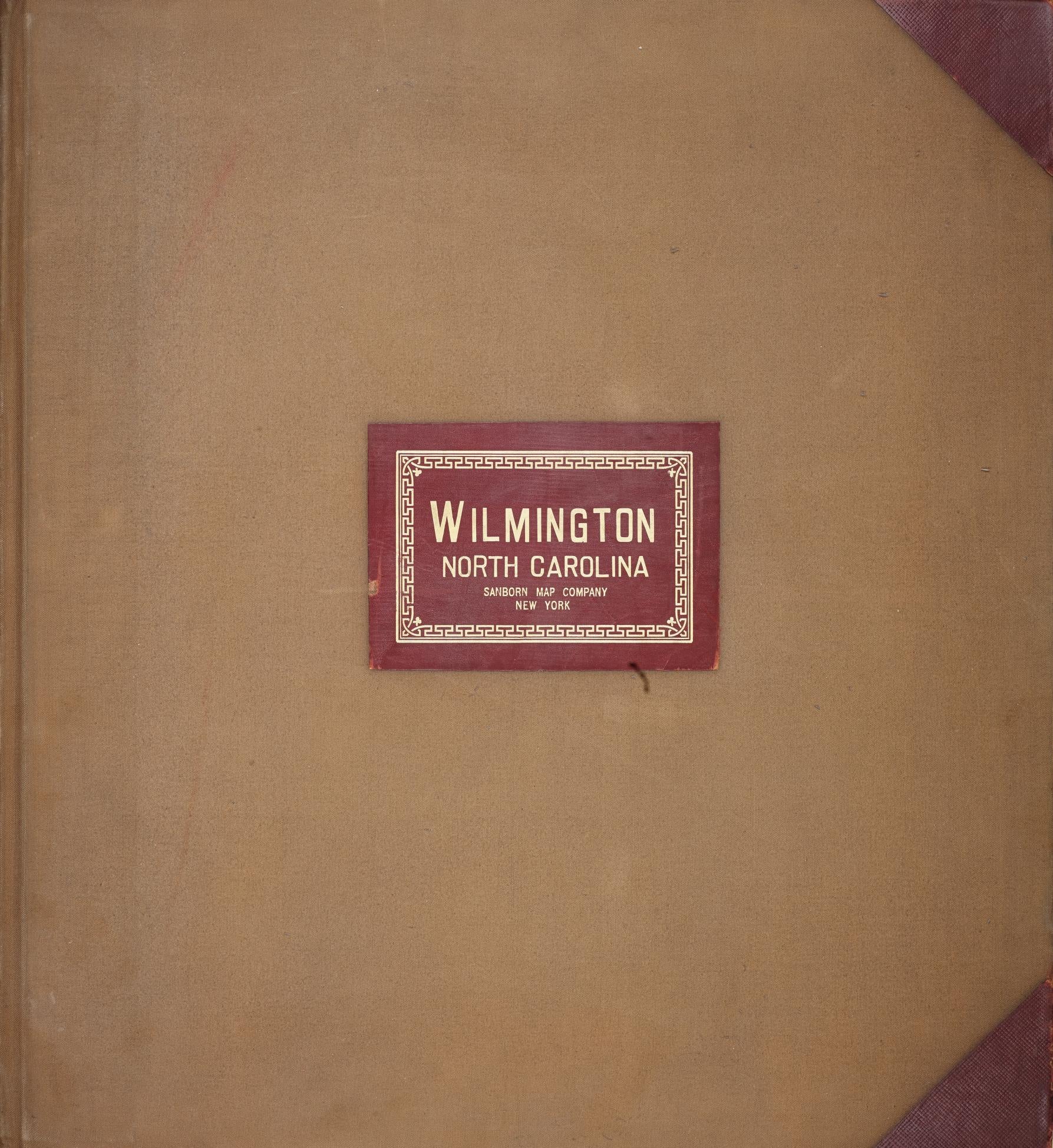 Sanborn Fire Insurance Map from Wilmington, New Hanover County, North Carolina (1951), Sheet #0001 - Historic Sanborn Fire Insurance Map Print, vintage old map wall art, antique decor, genealogy gift, North Carolina North Carolina map