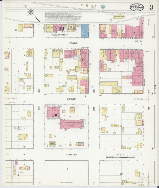 Sanborn Fire Insurance Map from Perham, Otter Tail County, Minnesota (1916), Sheet #0003