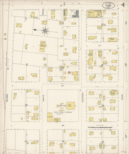 Sanborn Fire Insurance Map from Elma, Grays Harbor County, Washington (1910), Sheet #0004 - Complete Map Set gallery image, historic Sanborn map, vintage wall art, Washington Washington