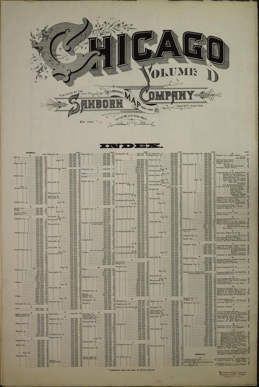 Sanborn Fire Insurance Map from Chicago, Cook County, Illinois. (1910) – Map View