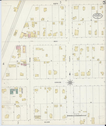Sanborn Fire Insurance Map from Peotone, Will County, Illinois (1907), Sheet #0005 - Complete Map Set gallery image, historic Sanborn map, vintage wall art, Illinois Illinois