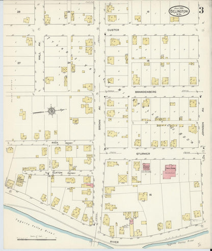 Sanborn Fire Insurance Map from Belington, Barbour County, West Virginia (1913), Sheet #0003 - Complete Map Set gallery image, historic Sanborn map, vintage wall art, West Virginia West Virginia