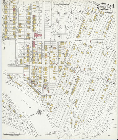 Sanborn Fire Insurance Map from Turtle Creek Valley, Allegheny County, Pennsylvania (1919), Sheet #0004 - Complete Map Set gallery image, historic Sanborn map, vintage wall art, Pennsylvania Pennsylvania