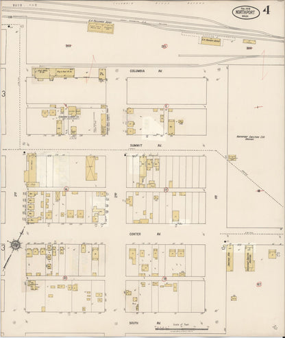 Sanborn Fire Insurance Map from Northport, Stevens County, Washington (1929), Sheet #0004 - Complete Map Set gallery image, historic Sanborn map, vintage wall art, Washington Washington