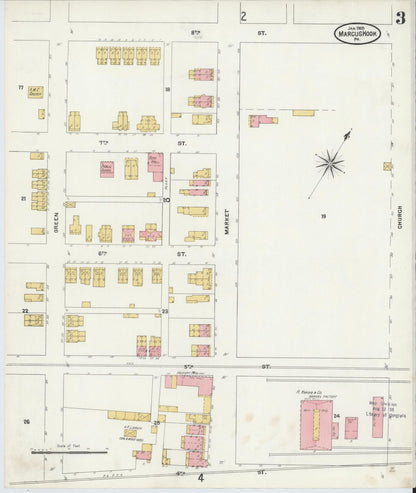 Sanborn Fire Insurance Map from Marcus Hook, Chester County, Pennsylvania (1905), Sheet #0003 - Complete Map Set gallery image, historic Sanborn map, vintage wall art, Pennsylvania Pennsylvania