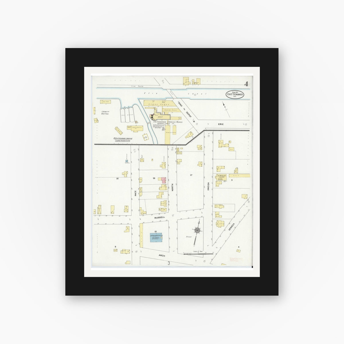 Sanborn Fire Insurance Map from Chittenango, Madison County, New York ...