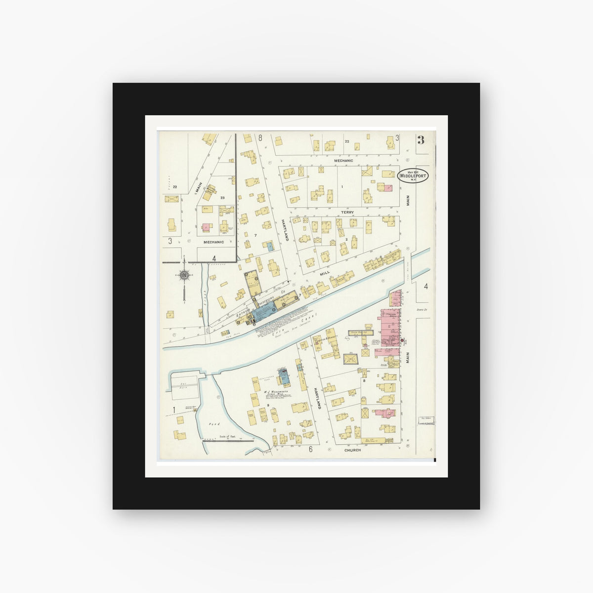 Sanborn Fire Insurance Map from Middleport, Niagara County, New York ...