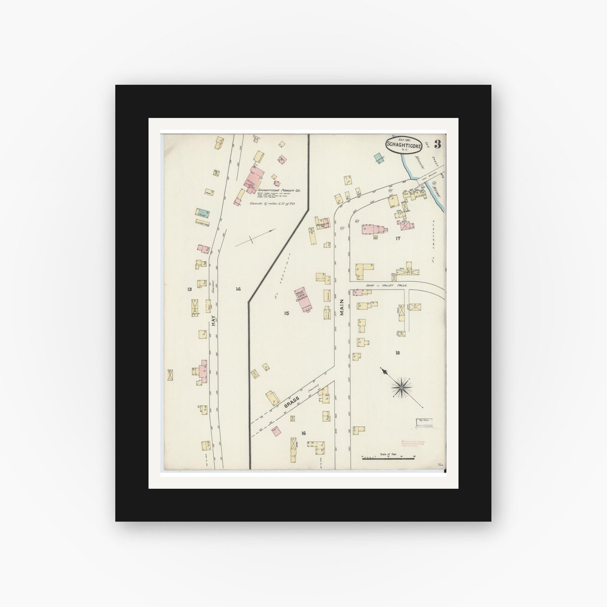 Old Rpi Map Sanborn Fire Insurance Map from Schaghticoke, Rensselaer County, New ...