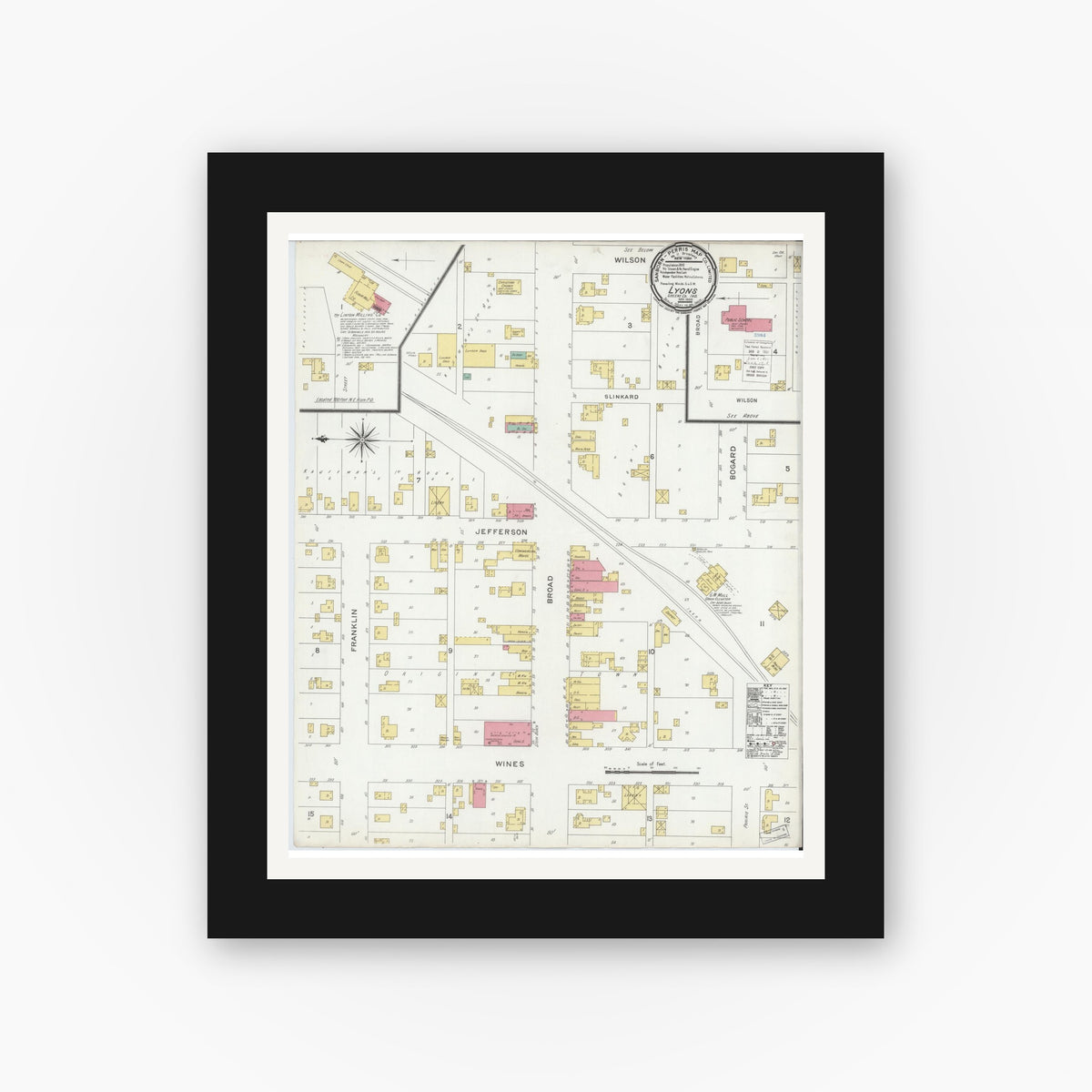 Sanborn Fire Insurance Map from Lyons, Greene County, Indiana (1900 ...