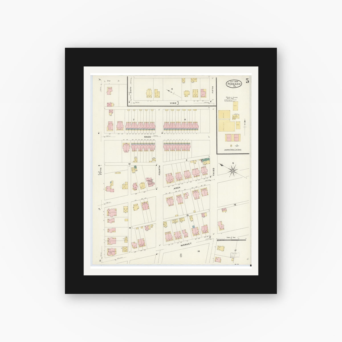 Sanborn Fire Insurance Map from Perkasie, Bucks County, Pennsylvania ...