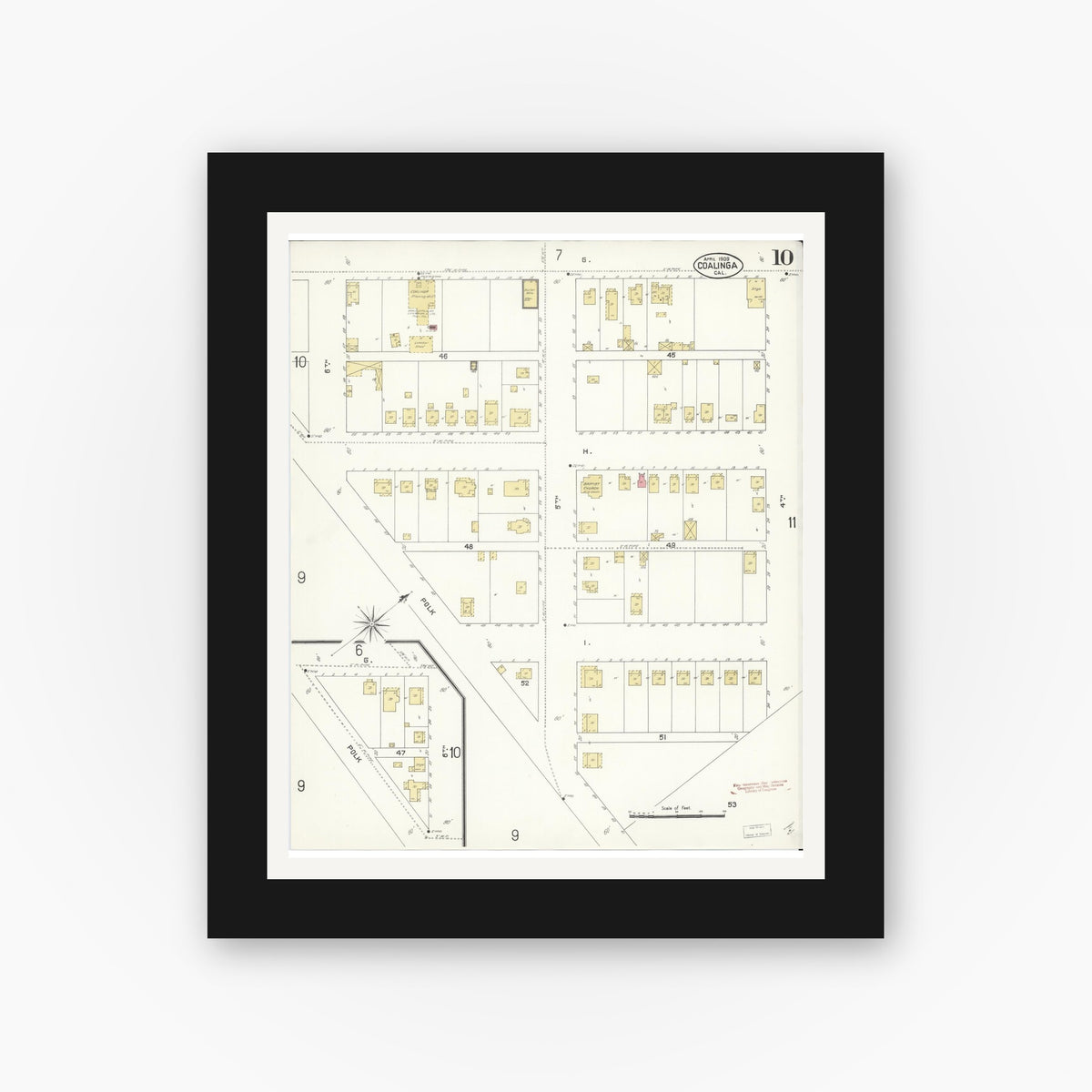 Sanborn Fire Insurance Map from Coalinga, Fresno County, California ...