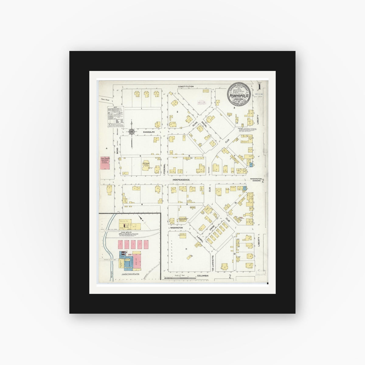 Sanborn Fire Insurance Map from Perryopolis, Fayette County ...