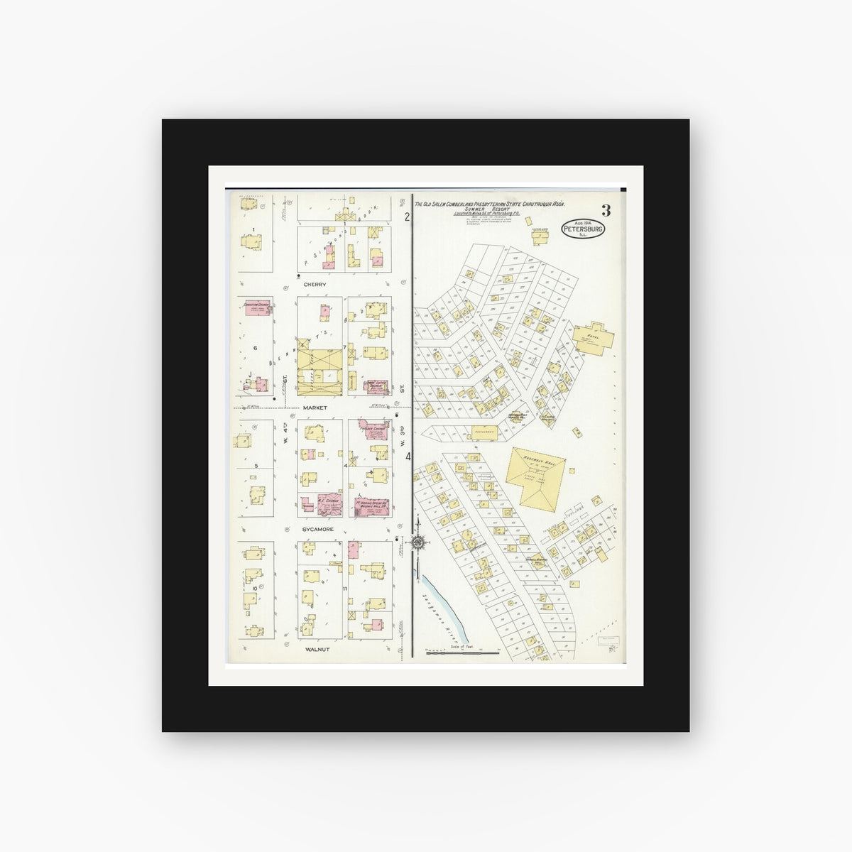 Sanborn Fire Insurance Map from Petersburg, Menard County, Illinois ...