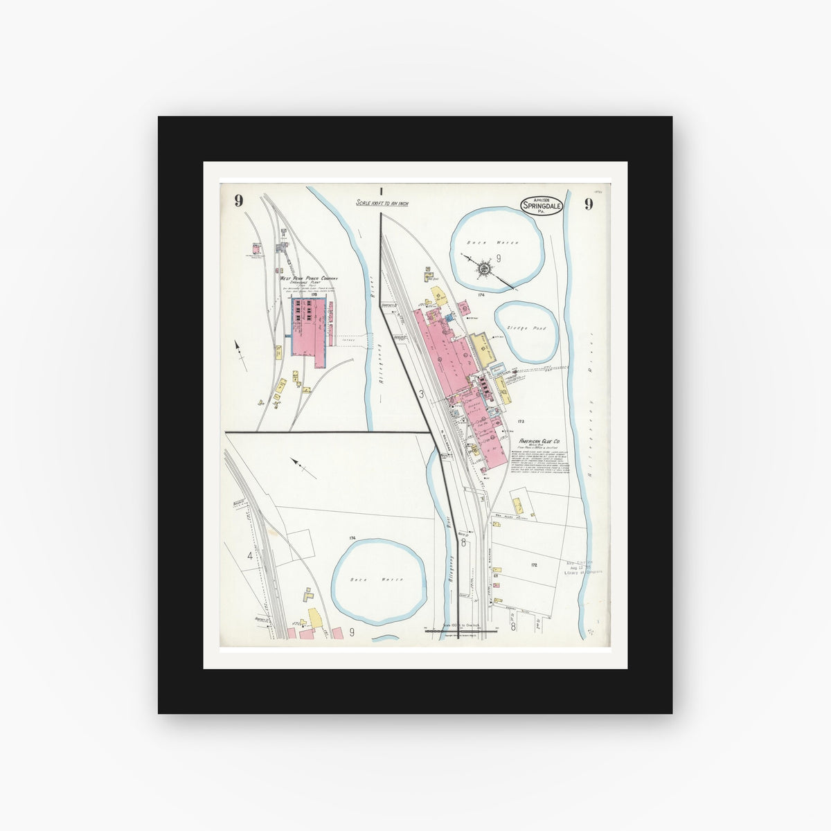 Sanborn Fire Insurance Map from Springdale, Allegheny County ...