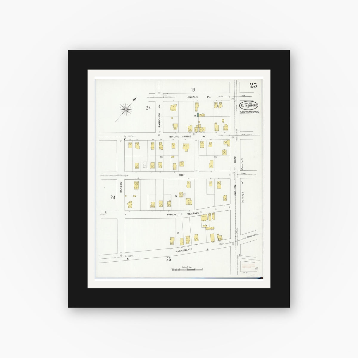 Sanborn Fire Insurance Map from Rutherford, Bergen County, New Jersey ...