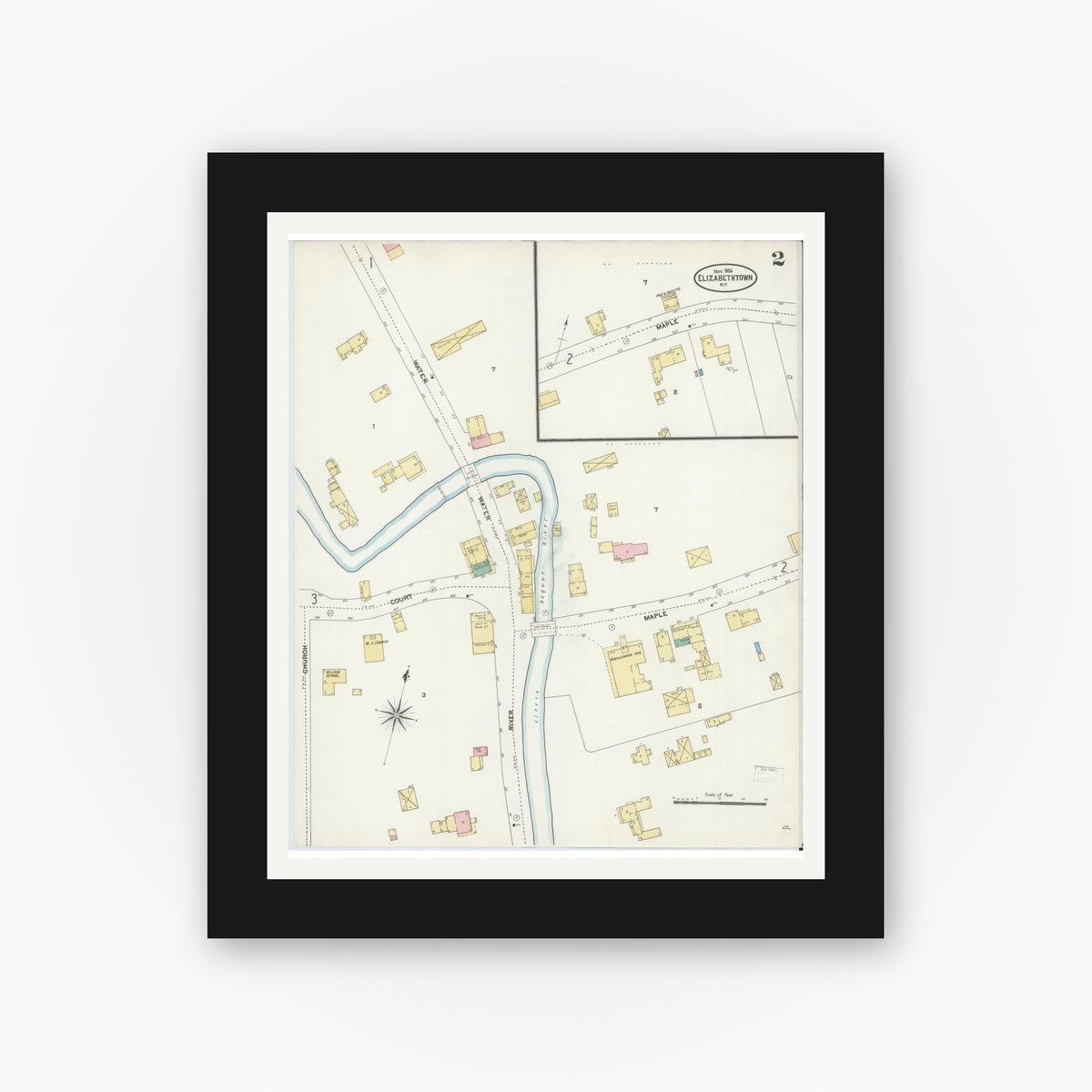 Sanborn Fire Insurance Map from Elizabethtown, Essex County, New York ...