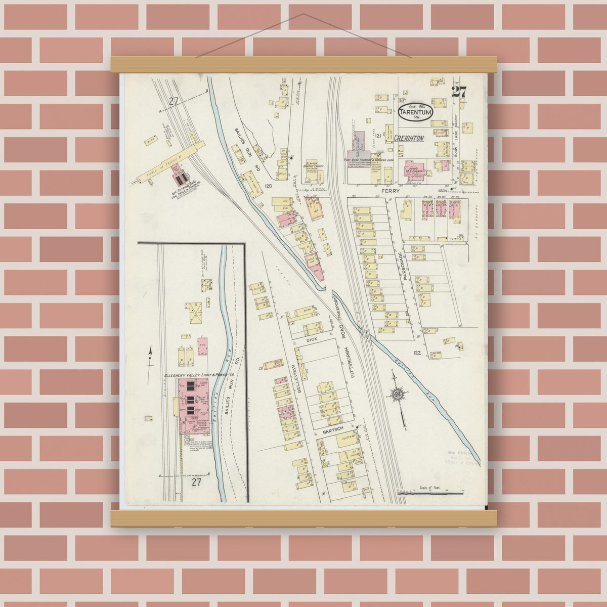 Sanborn Fire Insurance Map from Tarentum, Allegheny County ...