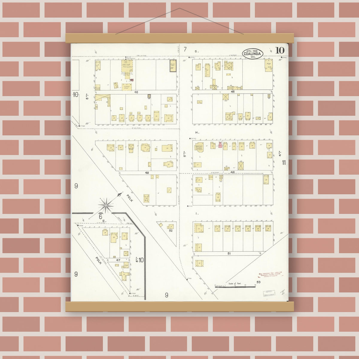 Sanborn Fire Insurance Map from Coalinga, Fresno County, California ...