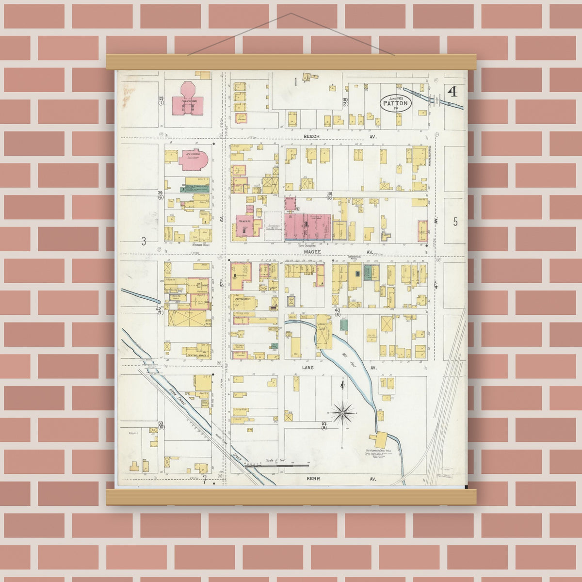 Sanborn Fire Insurance Map from Patton, Cambria County, Pennsylvania ...