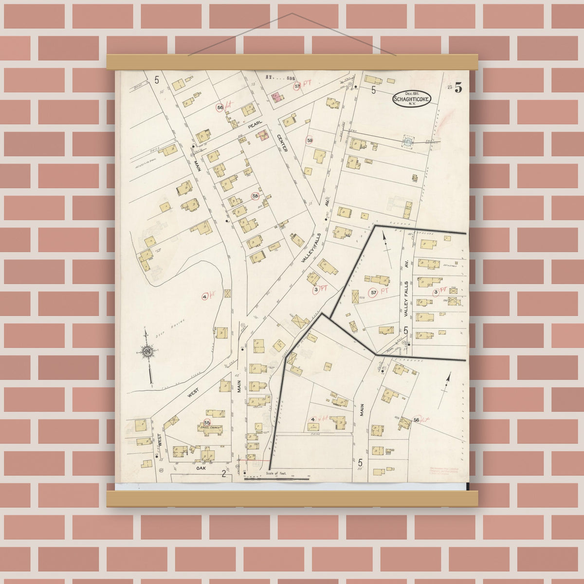 Old Rpi Map Sanborn Fire Insurance Map from Schaghticoke, Rensselaer County, New ...