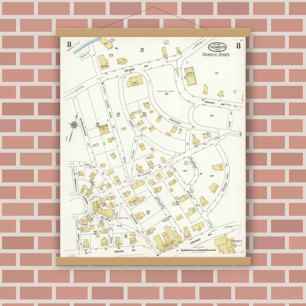 Sanborn Fire Insurance Map from Falmouth, Barnstable County ...