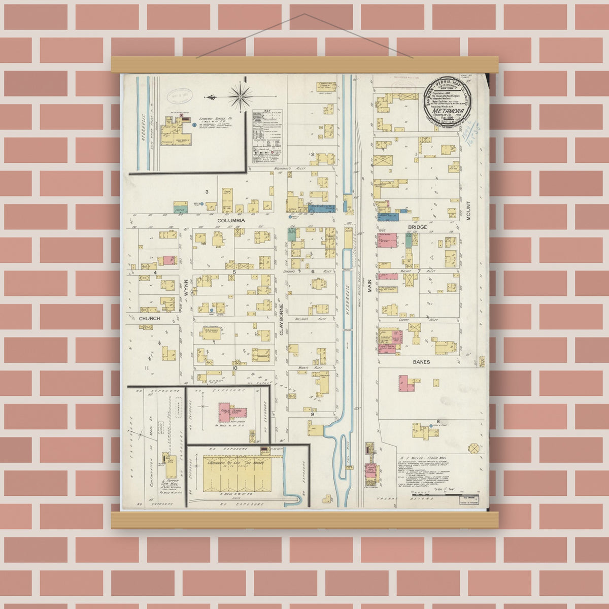 Sanborn Fire Insurance Map from Metamora, Franklin County, Indiana ...