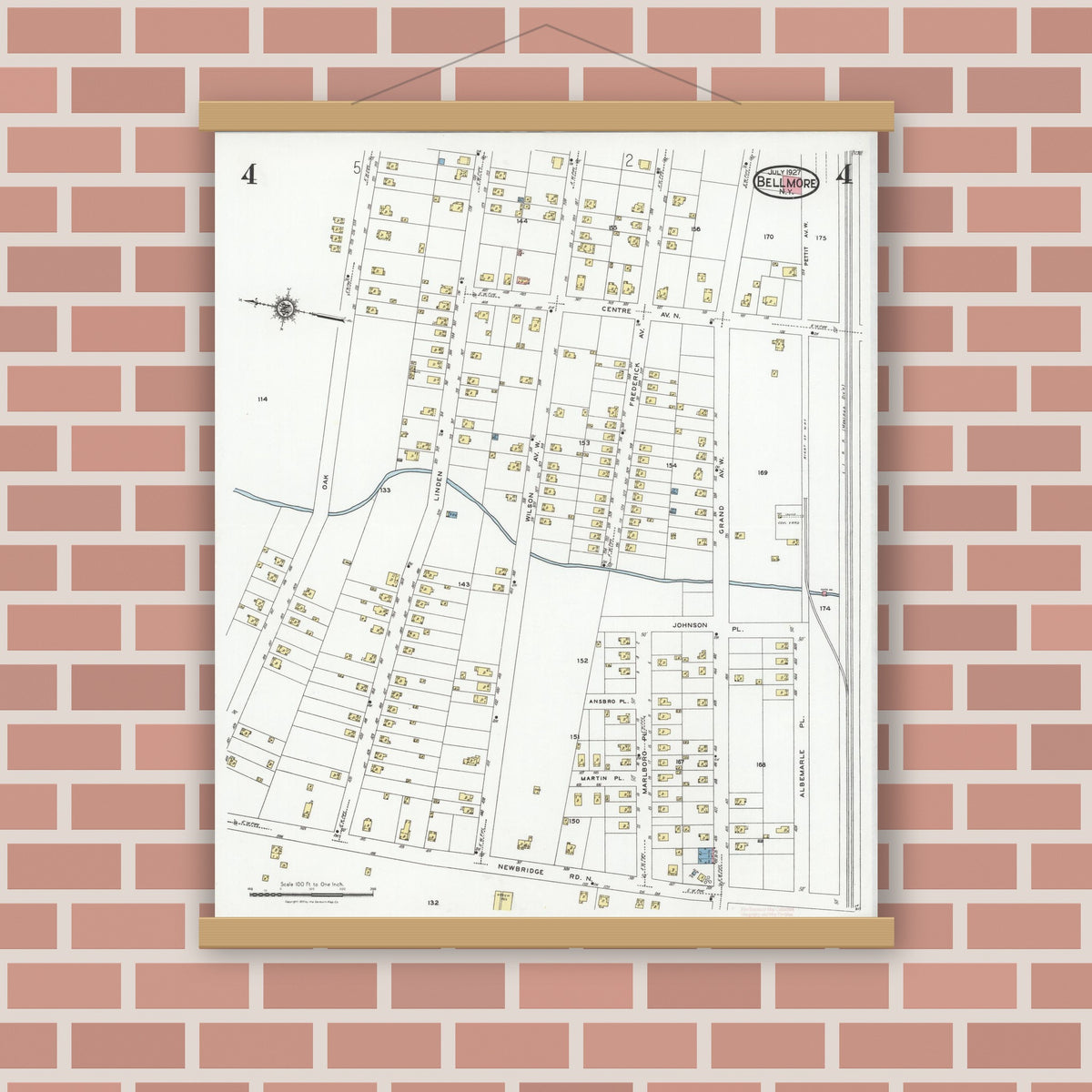 Sanborn Fire Insurance Map from Bellmore, Nassau County, New York (1927 ...