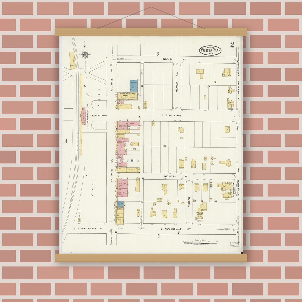 2098 Maps Sanborn Fire Insurance Map from Winter Park, Orange County, Florida ...