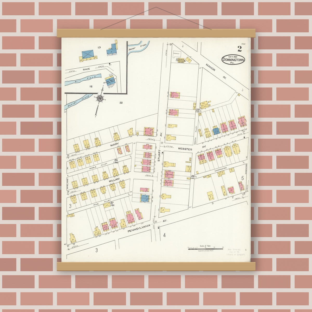 Sanborn Fire Insurance Map from Downingtown, Chester County ...