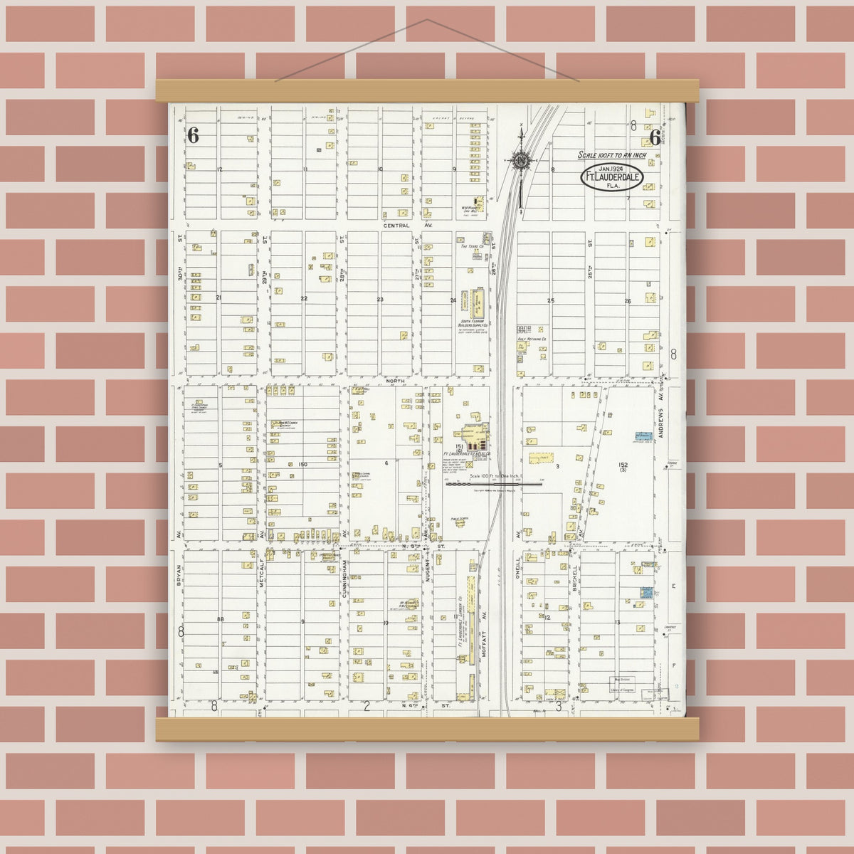 Sanborn Fire Insurance Map from Fort Lauderdale, Broward County ...
