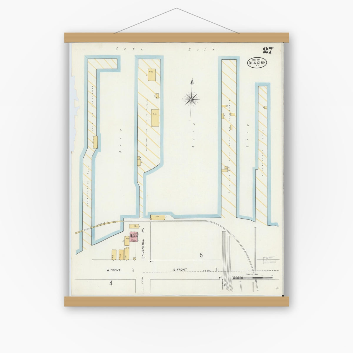 Dunkirk Chapter Frame Sanborn Fire Insurance Map from Dunkirk, Chautauqua County, New York ...