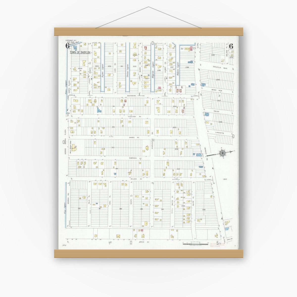 Sanborn Fire Insurance Map from Copiague, Suffolk County, New York ...