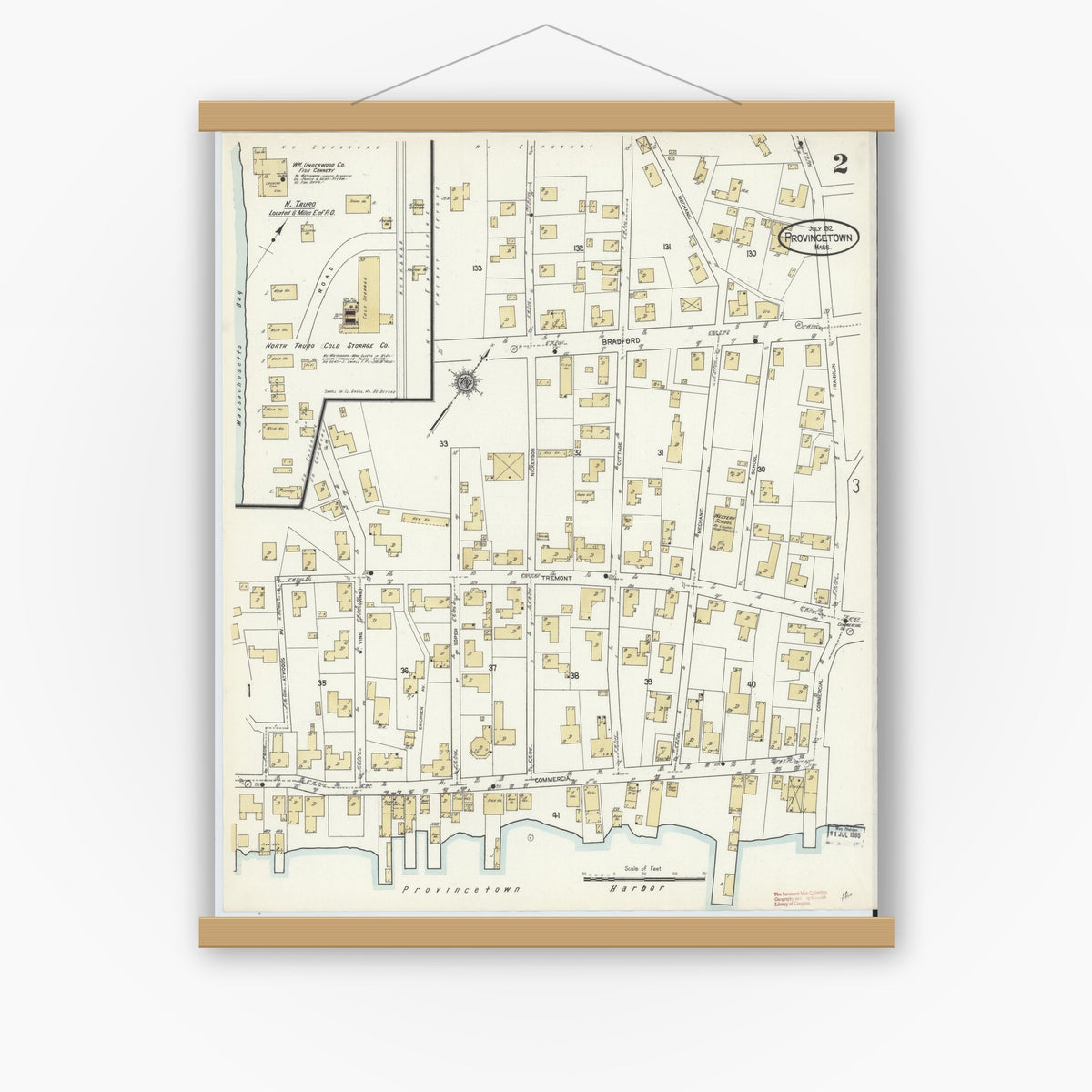 Barnstable Insurance Sanborn Fire Insurance Map from Provincetown, Barnstable County ...