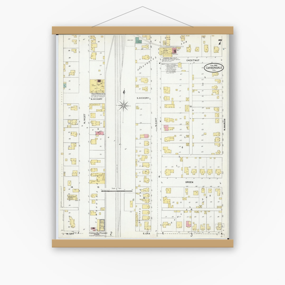 Sanborn Fire Insurance Map from Carbondale, Jackson County, Illinois ...