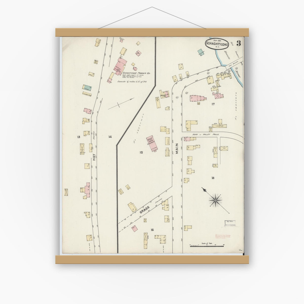 Old Rpi Map Sanborn Fire Insurance Map from Schaghticoke, Rensselaer County, New ...
